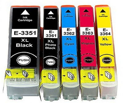 Pack 5 cartouches compatibles Epson N°33XL