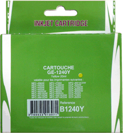 Cartouche compatible BROTHER LC1240 Yellow