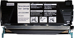 Toner compatible Lexmark C522 Black