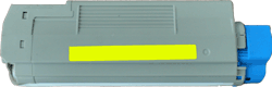 Toner remanufacturé  OKI C5650/5750 Yellow 43872305