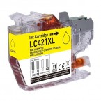 Cartouche compatible Brother LC421XL Yellow